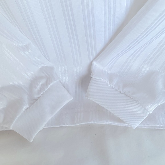 NWOT Adidas Three Stripes White Long Sleeves Crew Neck Men Size Medium - Picture 6 of 13